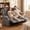 Gray, variant on Recliner Loveseat with Cup Holders for Living Room Love Seat Manual Oversized Recliner with Ergonomic, Side Pocket for Adult (Grey Double)