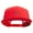 Red, variant on Bear Caught Fish Embroidered 5 Panel Mesh Trucker Snapback Cap - Red OSFM