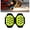 Green, variant on 2PcsMotorcycle Riding Equipment Knee Pads Fancy Slider Spark Grinding Knee Bags