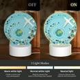 thumbnail image 3 of Naloa Travelling on Airplane Acrylic LED Night Light Custom LED Lights Personalized Nightlight Customized Gifts for Family Couples Friends, 3 of 9