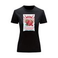 thumbnail image 1 of Playera Blusa De Fresas Strawberry Vintage Retro Ropa Casual Para Mujer Color Negro Talla Mediana Marca Emil SaEs, 1 of 4