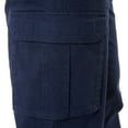 thumbnail image 5 of Men's Smith's Workwear Stretch Fleece-Lined Canvas Cargo Pant Color: Dark Navy Size: 38X34, 5 of 5