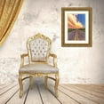 thumbnail image 3 of Quillen, Donnie 13x18 Gold Ornate Wood Framed with Double Matting Museum Art Print Titled - Road and Sky Meeting, 3 of 4