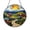 Acrylic 3.5 Inch, variant on Fantasy Cottage House Stained Glass Style Window Suncatcher Hanging Decor, Decorative Panel Ornament for Whimsical Window Art and Storybook Theme Home Decoration