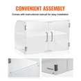 thumbnail image 3 of Pastry Display Case, 2-Tier Commercial Countertop Bakery Display Case, Acrylic Display Box with Rear Door Access & Removable Shelves, Keep Fresh, 3 of 9
