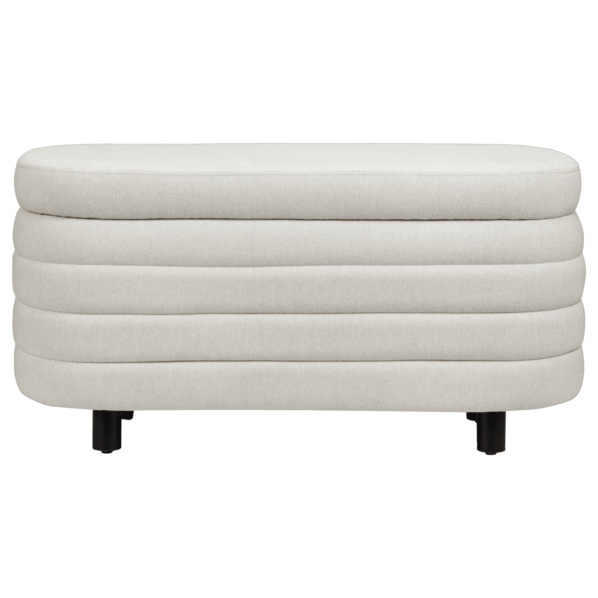 Bouclair Fabric Ottoman with Storage