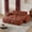 Red, variant on Huacanora 80.3" Boneless Loveseat, 2-Seat Upholstered Velvet Cloud Couch Sectional with Deep Seat, Oversized Sectional Couches for Living Room, No Assembly Required, Camel