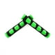 thumbnail image 2 of Speravity 1 par de empuñaduras para manillar de motocicleta, manillar de freno de mano para motonieve, pieza de repuesto extraíble para motocicleta, Gafas de moto Verde Speravity VI015435-05B, 2 of 6
