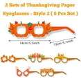 thumbnail image 2 of Unbranded Fall Thanksgiving Orange Party-Decorations Photo-Booth Props - Hats Sunglasses Photography Decor, 2 of 5