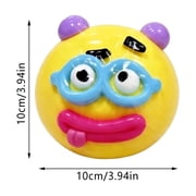 Squishy Dog Face Toys - 5 Assorted Cute Expressions, Moldable Face Smushers Dog Face Swap Squeeze(Random one)