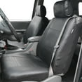 thumbnail image 2 of FH Group Universal Fit PU Leather Car Seat Covers for Sedan SUV Van Truck with Integrated Seatbelt - Black Front, 2 of 4