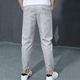 thumbnail image 7 of SJLDQY Boys Joggers Summer Lightweight Sweatpants for Boys Solid Color Loose Athletic Trousers with Pockets, 7 of 7