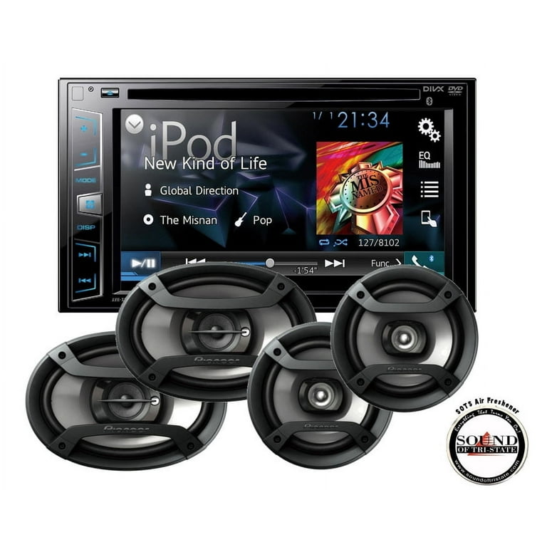 pioneerラジオ Pioneer AVH-X2800BS DVD 6.2' Receiver w/ 6x9' TS-695P & 6.5