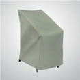 thumbnail image 2 of Modern Leisure Basics Stackable Patio Chair Cover, 27" Square x 49"H, Sage Green, 2 of 12