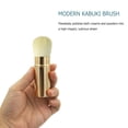 thumbnail image 3 of Retractable Kabuki Foundation Brush Flat Angled Retractable Travel Brushes Face for Blush Bronzer & Powder, 3 of 5