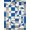 Blue Grey White, Pattern 5, variant on ODIKA 8'x10' Washable Area Rug Non-Shedding, Easy Care, Geometric Abstract Line With Interlocking Grid And Minimalist Border for King Size Bedroom Under Bed, Master Suite