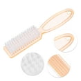 thumbnail image 4 of Unique Bargains 4 Pcs Fingernail Cleaner Nail Brush Fingernail Cleaning Tools with Plastic Handle Clear Orange, 4 of 8