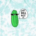 thumbnail image 4 of Inktastic Just Dill with It Chill Dill Pickle in Sunglasses Boys or Girls Baby Bodysuit, 4 of 5