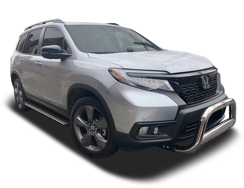 20192021 Honda Passport Black R66 Universal Running Board with