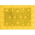 thumbnail image 1 of Ahgly Company Indoor Rectangle Oriental Yellow Traditional Area Rugs, 7' x 9', 1 of 4