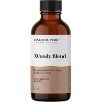 Majestic Pure Wood Essential Oil Blend | 100% Pure Premium Oil for Peace, Harmony | Pine Needle, Cypress, Orange, Himalaya Cedarwood Essential Oil for Diffusers & Aromatherapy | 1oz