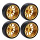 thumbnail image 2 of Camión WPL D12 RC oso de fresa 4 Neumáticos duros de cubo de metal 63 mm con adaptadores, 2 of 10