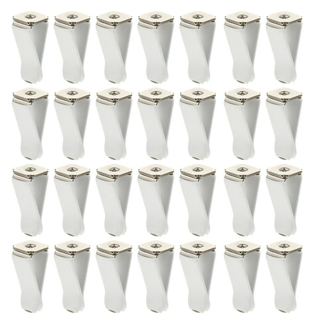 Auto Air Conditioner Car Outlet Perfume Clips 60pcs Car Perfume Air Freshener Vent Clips Auto Smell Remover Clips Decor White