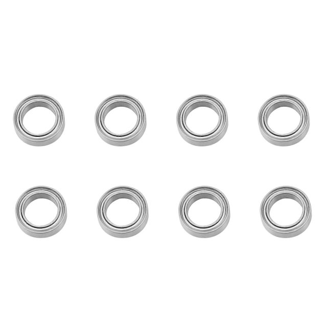 Piezas de rodamientos yuxing 12 x 8 x 3,5 mm para XLF X03 X04 X-03 X-04 1/10 RC accesorio plateado