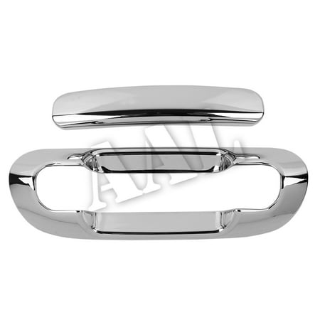 - AAL Premium Chrome Tailgate Cover For 19992000 2001 2002 2003 2004 JEEP GRAND CHEROKEE trunk TAILGATE HANDLE NO KEYHOLE