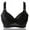 BLACK, variant on Underwear under $3.00 Bras For Couples Kinky Women'S No Rims Comfortable Sexy Four Breasted Adjust Solid Color Bra