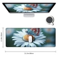 thumbnail image 2 of Round Mouse Pad,  Beautiful Wildflowers Chamomile Round Desk Mat, Butterfly In Morning Haze Gaming Mouse Pad with Non-Slip Base Stitched Edge,Round Computer Keyboard Mouse Mat for Home Office Work, 2 of 6