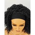 thumbnail image 4 of 16" Curly Headband Wig - Natural Spiral Curls, Bouncy Volume, Comfy Stretch Band, Runway Black, 4 of 9