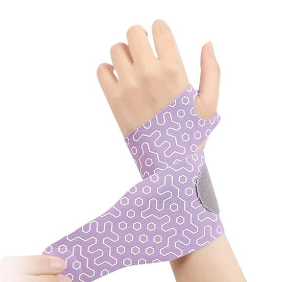 Sports Wristband Ultra-Thin Carpal Tunnel Support Pain Relief Arthritis Tendonitis Wrist Brace Right And Left Hand Compression Elastic Wrist Wraps for Fitness Enthusiasts