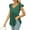 #1 Green, variant on TEMOFON Women Summer Tank V Neck Sleeveless Shirts Casual Loose Fit Tshirts Trendy
