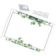 Blank Writing Pad Desktop Acrylic Board Office Message Whiteboard Magnetic Meal Planning Home Memo Transparent Boards