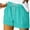 Sky Blue #15, variant on Augper Drawstring Elastic Waist Casual Pocketed Shorts (Women’s)