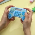 thumbnail image 6 of DAMAI Blue calculators Basic for Teachers Basics Office,Game-Style Calculator,Exam Handheld Calculator Digital Portable Arithmetic Calculator,Addition, Subtraction, Division, and Multiplication, 6 of 7