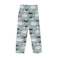 thumbnail image 6 of Balery Swan Princess On Lake print Men's Pajama Pants,Ultra Lightweight Pjs,Lounge Pant-Small, 6 of 9