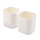 thumbnail image 2 of Inteprter Portalápices 2 en 1, caja de almacenamiento de maquillaje, organizador de escritorio desmontable, caja de almacenamiento de cepillos, maceta Jardín y Patio Blanco Inteprter HA005200-02, 2 of 6