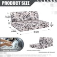 thumbnail image 7 of Aplkyhs Retro Flower RV Dinette Cushions Comfortable RV Accessories Stretchable Couch Cover 2 Cushion Sofa Stylish Loveseat Sofa Chair Cover Furniture Protector, 7 of 7