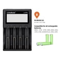 thumbnail image 2 of Cargador de Batería Lii-PD4 18650 26650 21700 Cargador de Batería de Ion de Litio de 4 Ranuras con Pantalla LCD para Li-Ion/Ni-/LiFePO4 Enchufe Británico, 2 of 5