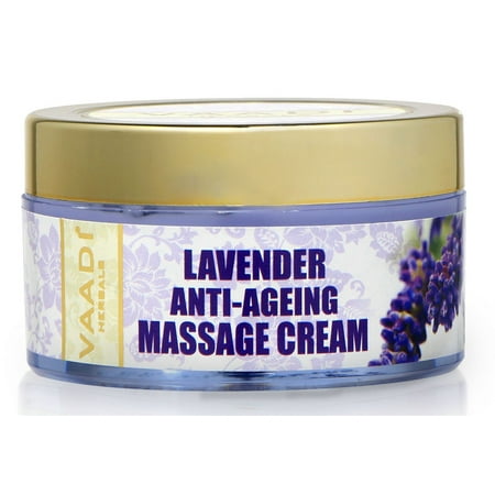 Vaadi Herbals Lavender Anti Ageing Massage Cream, (Best Massage Cream In India)