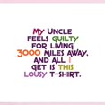 thumbnail image 2 of CafePress - My Uncle Feels Guilty Body Suit - Long Sleeve Cotton Baby Bodysuit, 2 of 4