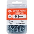 thumbnail image 2 of Hillman 8 Sizes x 3/4 in. L Phillips Pan Head Zinc-Plated Steel Sheet Metal Screws 100 pk, 2 of 2