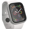 thumbnail image 4 of [2 Pack] IBAOLEA Compatible with IBAOLEA Watch 38mm Case, Full Coverage Bumper Protective Case with Screen Protector for Men Women iWatch Series 3/2/1, Silver Silver 38 mm, 4 of 5
