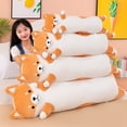 thumbnail image 5 of Almohada de peluche con forma de capibara de gato largo de dibujos animados, juguete de peluche suave de algodón, regalo para niños y niñas, muñecos compañeros para dormir, 5 of 5
