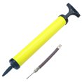 thumbnail image 1 of Black Hand Grip Yellow Plastic Portable Air Inflator Basketball Balloon Pump, 1 of 1