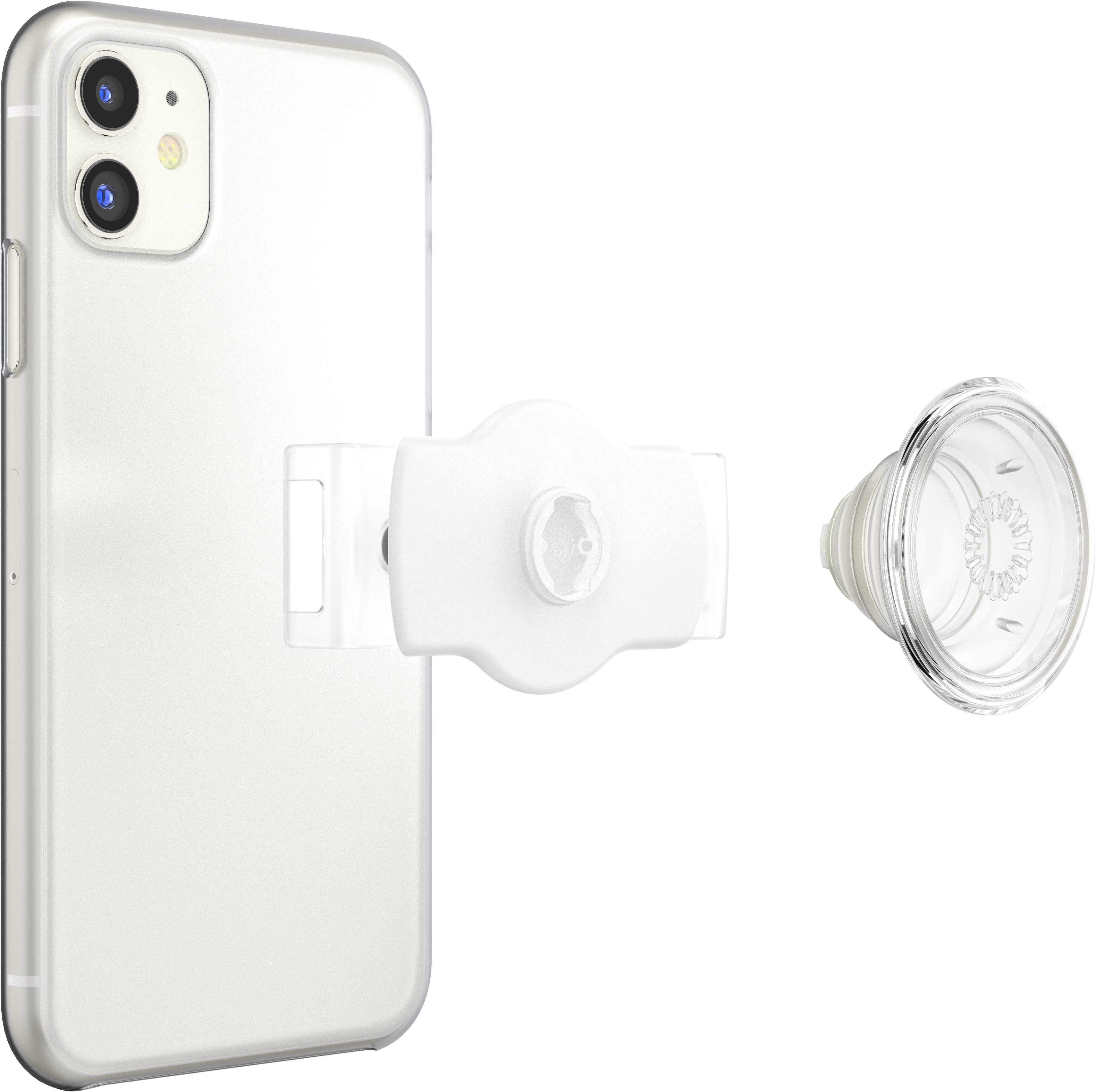 PopSockets Slide Stretch Adjustable Phone Grip, White photo 6