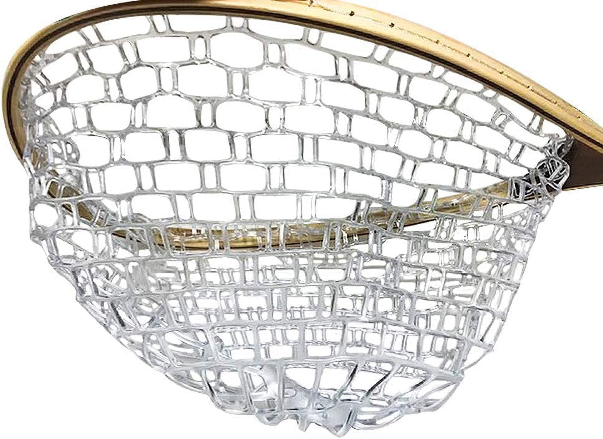 23.6" Fly Fishing Fish-Safe Wood with Rubber Net by Trademark Innovations (Sapele Wood)