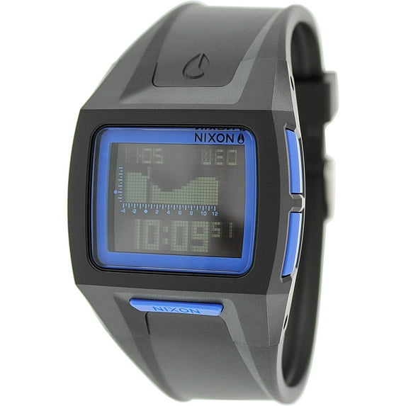 Nixon Men's Lodown A289018 Black Plastic Quartz Sport Watch